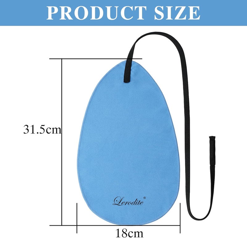 Lerodite Cleaning Cloth Swab for Inside Tube Suitable for Clarinet Piccolo Flute Sax Saxophone (Blue with cork grease) - Image 5